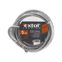 Extol EXTOL PREMIUM lefolyócső tisztító, 3m, 9mm átmérő, kézi tekerővel, tisztító körömmel, (1,9mm drótból sodorva)