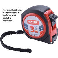 EXTOL EXTOL PREMIUM mérőszalag, gumírozott, 1 stoppos, 10m×25mm