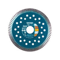 EXTOL EXTOL INDUSTRIAL gyémántvágó, ipari korong,TURBO,gyors vágás; 115×22,2mm, száraz és vizes vágásra