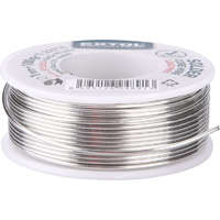 EXTOL EXTOL INDUSTRIAL forrasztó ón, gyantás, műszerész forrasztáshoz; 100g, átmérő 1mm, 99,3% ón + 0,7% réz tartalmú, gyantás, T: 227