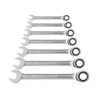 EXTOL EXTOL PREMIUM racsnis csillag-villás kulcs klt. 7db; 8-19mm CrV. 72 foggal, 1 irányú forgás