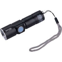 EXTOL EXTOL LIGHT LED lámpa, 3 W, XPE LED; 150 Lm, ALU ház, zoom, újratölthető Li-ion akkus, 450 mAh