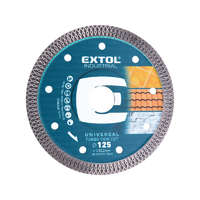 EXTOL EXTOL INDUSTRIAL gyémántvágó, ipari korong, TURBO, gyors és vékony vágás: 2,0 mm vastagság; 230×22,2mm, száraz és vizes vágásra