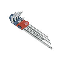 EXTOL EXTOL PREMIUM imbuszkulcs klt., 9db, extra hosszú; gömbfej, 9db 1,5-10mm, CV., 95-237mm