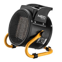 NEO TOOLS Ipari PTC Elektromos Kerámia Hősugárzó 2 kw, Két fokozat, állítható szög, levehető fogantyú, 197 m3/h 2 év garanciával 90-062