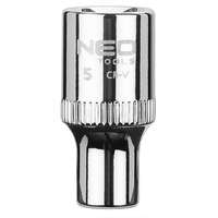 NEO TOOLS Dugókulcs 5mm, 1/4", 6 pontos, SUPERLOCK 25 év garanciával 08-222