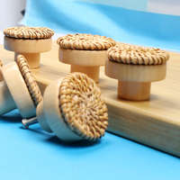 4db Retro Szőtt Komód Gomb nyitó gomb