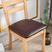 4db Vízálló PU Bőr Étkező Szék Huzat