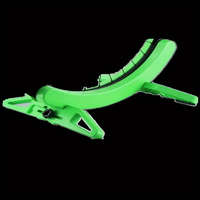 1 db állítható kerékpártartó, nylon hegyi kerékpár parkolóállvány, levehető kijelzőtartó, univerzális kerékpártároló szervező, fekete/zöld Zöld