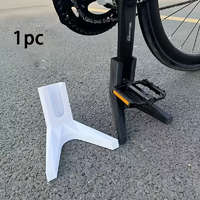 1 db állítható magasságú hordozható összecsukható kerékpárállvány fehér