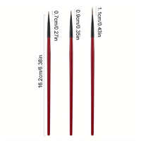 3 db-os körömfestő csíkecset készlet, finom vonalú ecset, vékony vonalú gél köröm precíziós ecsetek, illatmentes körömdíszítő eszközök