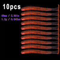 10db Puha Szilikon giliszta csali