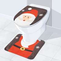Family Karácsonyi WC ülőke és szőnyeg mikulás mintával