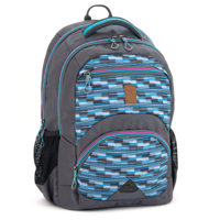 Ars Una ARS UNA ergonomikus hátizsák iskolatáska - Kék mintás (91315304)