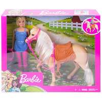 Mattel Mattel Lovas szett Barbie babával (FXH13)