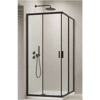 H2O H2O COMFORT C 90x90x190cm zuhanykabin szögletes fekete 5mm EasyClean üveg 10239090-54-01