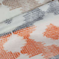  Puha pamut-akril takaró boho stílusú mintával Krémszín 150x200 cm
