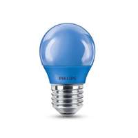 Philips Philips P45 E27 LED kisgömb fényforrás, 3.1W=15W, kék, 220-240V