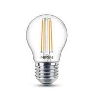 Philips Philips P45 E27 filament LED kisgömb fényforrás, 4.3W=40W, 2700K, 470 lm, 220-240V