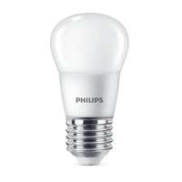 Philips Philips P45 E27 LED kisgömb fényforrás, 2.8W=25W, 2700K, 250 lm, 220-240V