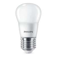 Philips Philips P45 E27 LED kisgömb fényforrás, 5W=40W, 2700K, 470 lm, 220-240V