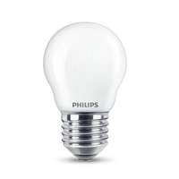 Philips Philips P45 E27 LED kisgömb fényforrás, dimmelhető, 3.4W=40W, 2200-2700K, 470 lm, 220-240V