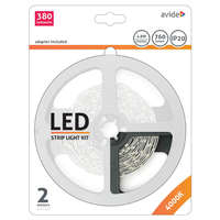 Avide Avide LED szalag szett adapterrel, 12V 4.8W/m, 60LED/m, 4000K, IP20, 2m