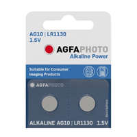 Agfaphoto AgfaPhoto Alkáli gombelem AG10 LR54, 2 db