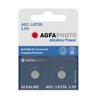 Agfaphoto AgfaPhoto Alkáli gombelem AG2 LR726, 2 db