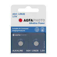 Agfaphoto AgfaPhoto Alkáli gombelem AG4 LR66, 2 db