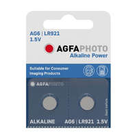 Agfaphoto AgfaPhoto Alkáli gombelem AG6 LR920, 2 db