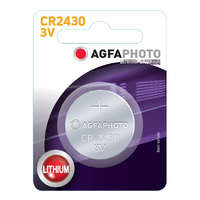Agfaphoto AgfaPhoto Lithium gombelem CR2430 B1, 1 db