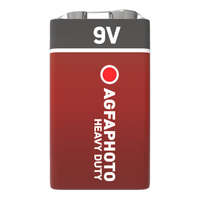 Agfaphoto AgfaPhoto Heavy Duty féltartós 9V elem SHRINK S1, 1 db