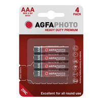 Agfaphoto AgfaPhoto Heavy Duty féltartós mikro elem AAA B4, 4 db