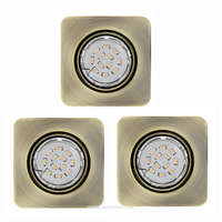 Eglo Eglo Peneto 94269 beépíthető, fix spotlámpa szett, 3x5W GU10 LED