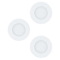 Eglo Eglo FUEVA 1 98633 süllyesztett lámpa, 3x2,8W LED, 3000K, 1050 lm, IP20/IP44