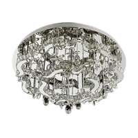 Luxera Luxera Aramea 62408 kristály mennyezeti lámpa, 33W LED, 3000K + 11x50W GU10