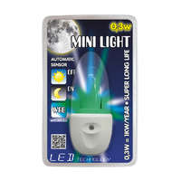 Prezent Prezent Mini Light 1613 éjszakai fény, 0,3W LED, fehér-kék-zöld fény