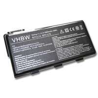Utángyártott MSI MS-1736, X500-472 Laptop akkumulátor - 6600mAh (11.1V Fekete) - Utángyártott