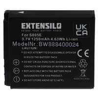 Utángyártott Panasonic Lumix DMC-LX1, DMC-LX2, DMC-LX3 készülékekhez akkumulátor (3.7V, 1250mAh, Li-Ion) - Utángyártott