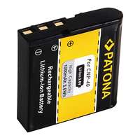 Utángyártott Casio Exilim Zoom EX-Z1200, Exilim Zoom EX-Z1200BK akkumulátor - 1000mAh (3.6V) - Utángyártott