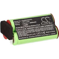 Utángyártott Moser ChromStyle 1871 készülékhez akkumulátor (NiMh, 2000mAh / 7.2Wh, 3.6V) - Utángyártott