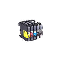 Utángyártott Brother DCP-J 4120 DW készülékhez 5 db tintapatron (Cián / Fekete / Magenta / Sárga) - Utángyártott