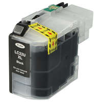 Utángyártott Brother LC-22U BK, LC-22UBK, LC-22UBK XL, LC-22UBKXL helyettesítő tintapatron (Fekete) - Utángyártott