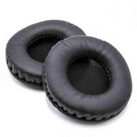 Utángyártott Audio Technica ATH-WS70, ATH-WS77, ATH-WS99 készülékekhez 1 pár fejhallgató párna (Fekete) - Utángyártott