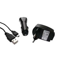 Utángyártott Navigon 40 Easy, 40 Essential, 40 Plus, 40 Premium készülékekhez töltő (5V, 1A, Fekete, USB) - Utángyártott
