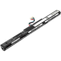 Utángyártott Asus N552VW-1B készülékhez laptop akkumulátor (Li-ion, 15.0V, 2600mAh / 39.00Wh) - Utángyártott