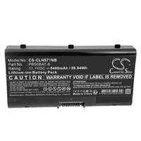 Utángyártott Powerspec 1520, 1720 készülékekhez laptop akkumulátor (Li-ion, 11.1V, 5400mAh / 59.94Wh) - Utángyártott
