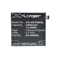 Utángyártott Amazon Fire HD 6 8GB készülékhez tablet akkumulátor (Li-Polymer, 3.7V, 3400mAh / 12.58Wh) - Utángyártott