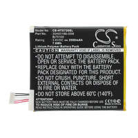 Utángyártott HTC One X LTE készülékhez mobiltelefon akkumulátor (Li-Polymer, 3.8V, 2000mAh / 7.6Wh) - Utángyártott